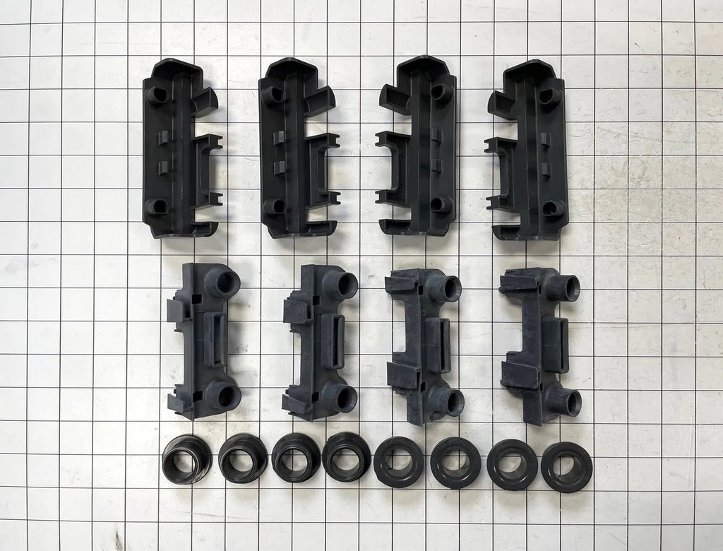 GE Dishwasher Rack Roller Carrier and Roller Kit WD01X35298