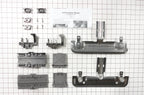 Whirlpool Dishwasher Upper Dishrack Adjuster Kit W10712394