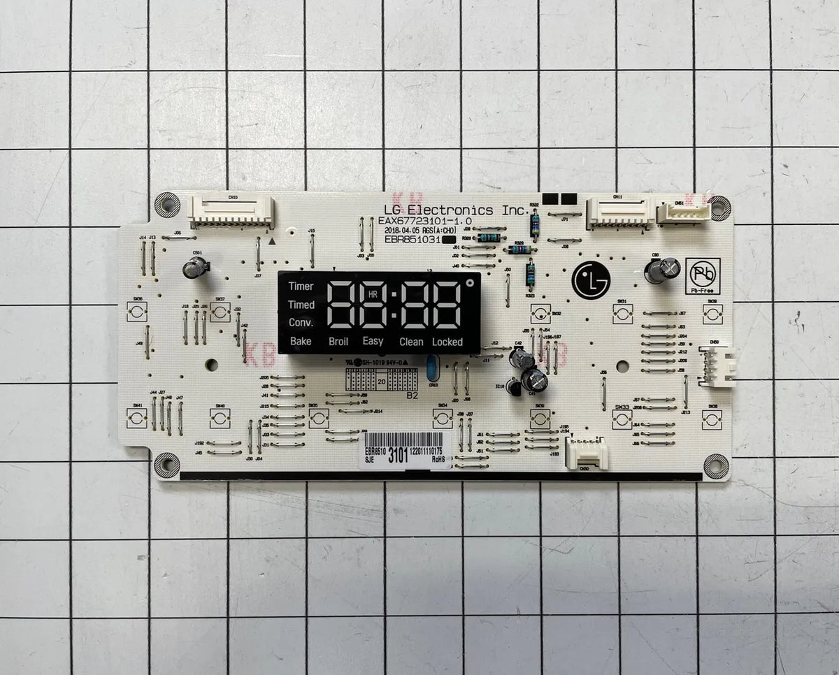 LG Range Main Oven Control Board EBR85103101