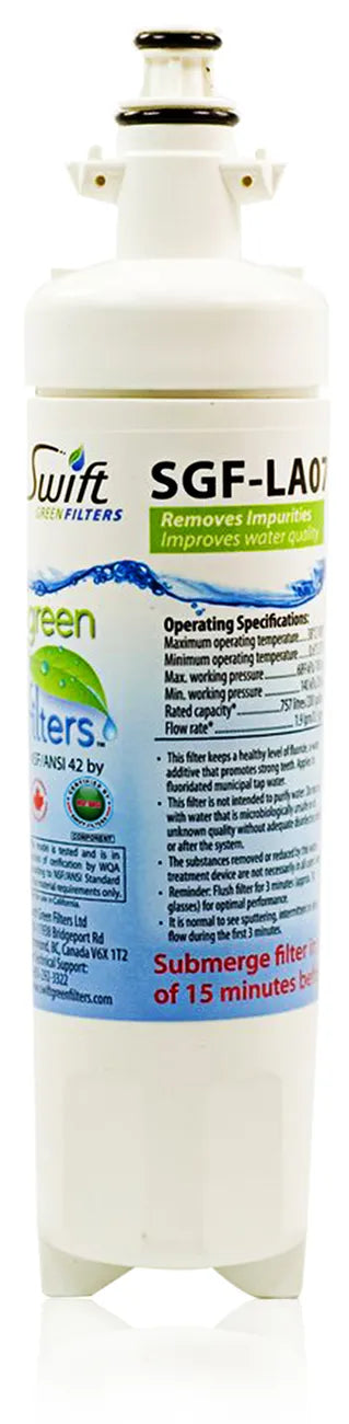 ERP Swift Green Refrigerator Water Filter For LG LT700P SGF-LA07