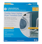 GE Flexible Metal Dryer Transition Duct, 4 In. x 8 Ft. PM08X10085