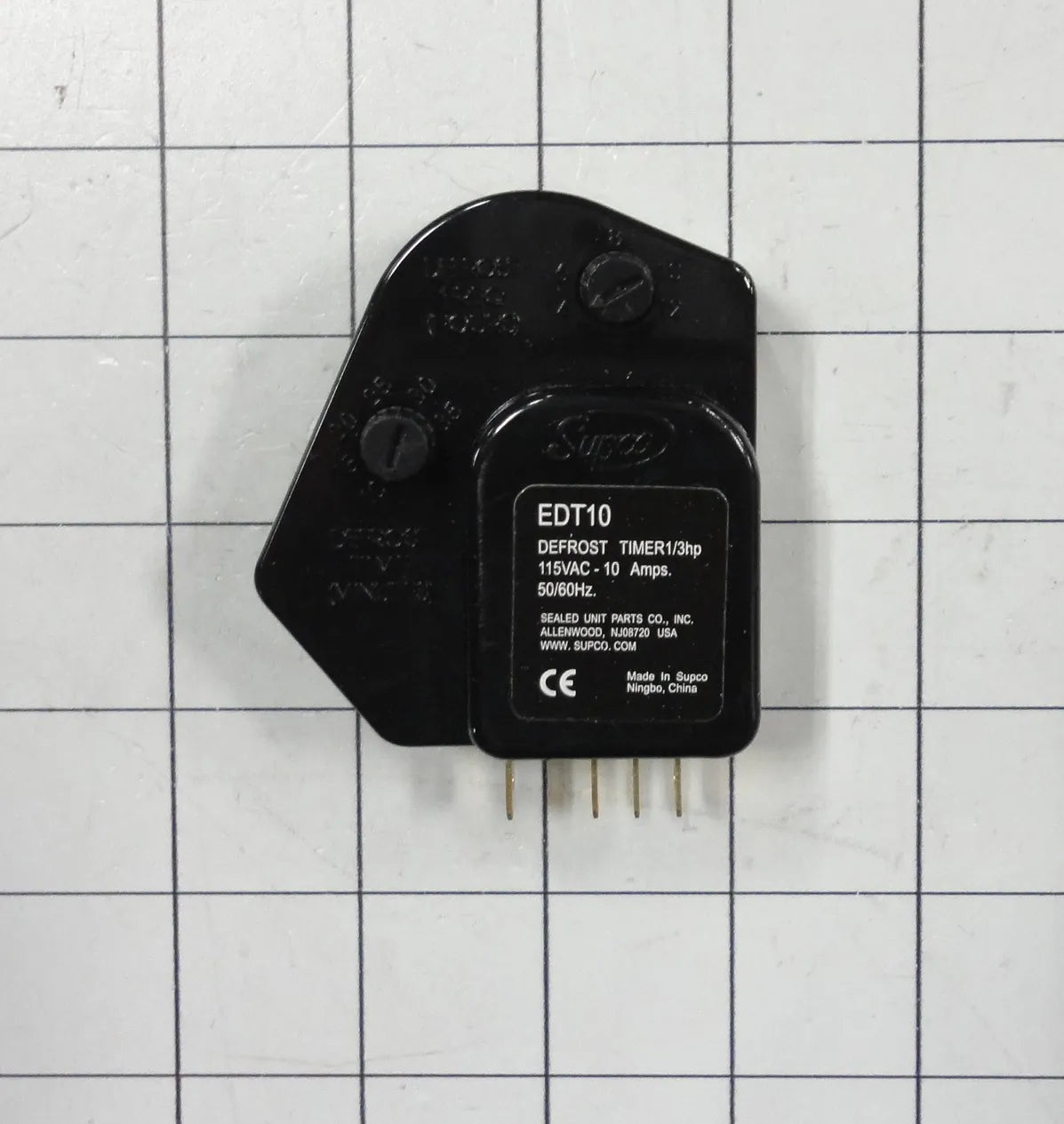 ERP (Exact Replacement Parts) Universal Electronic Defrost Timer 120V 10A EDT10