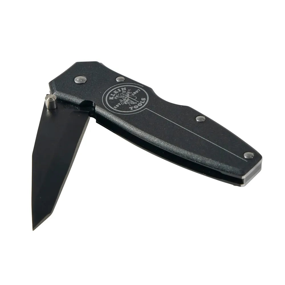 Klein Tools Tanto Lockback Knife, 2-1/2 In Blade 44052BLK