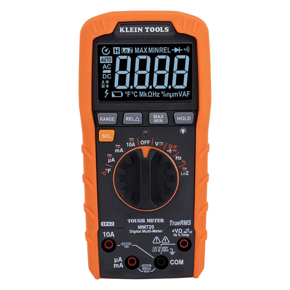 Klein Tools Auto-Ranging TRMS Digital Multimeter, 1000V MM720