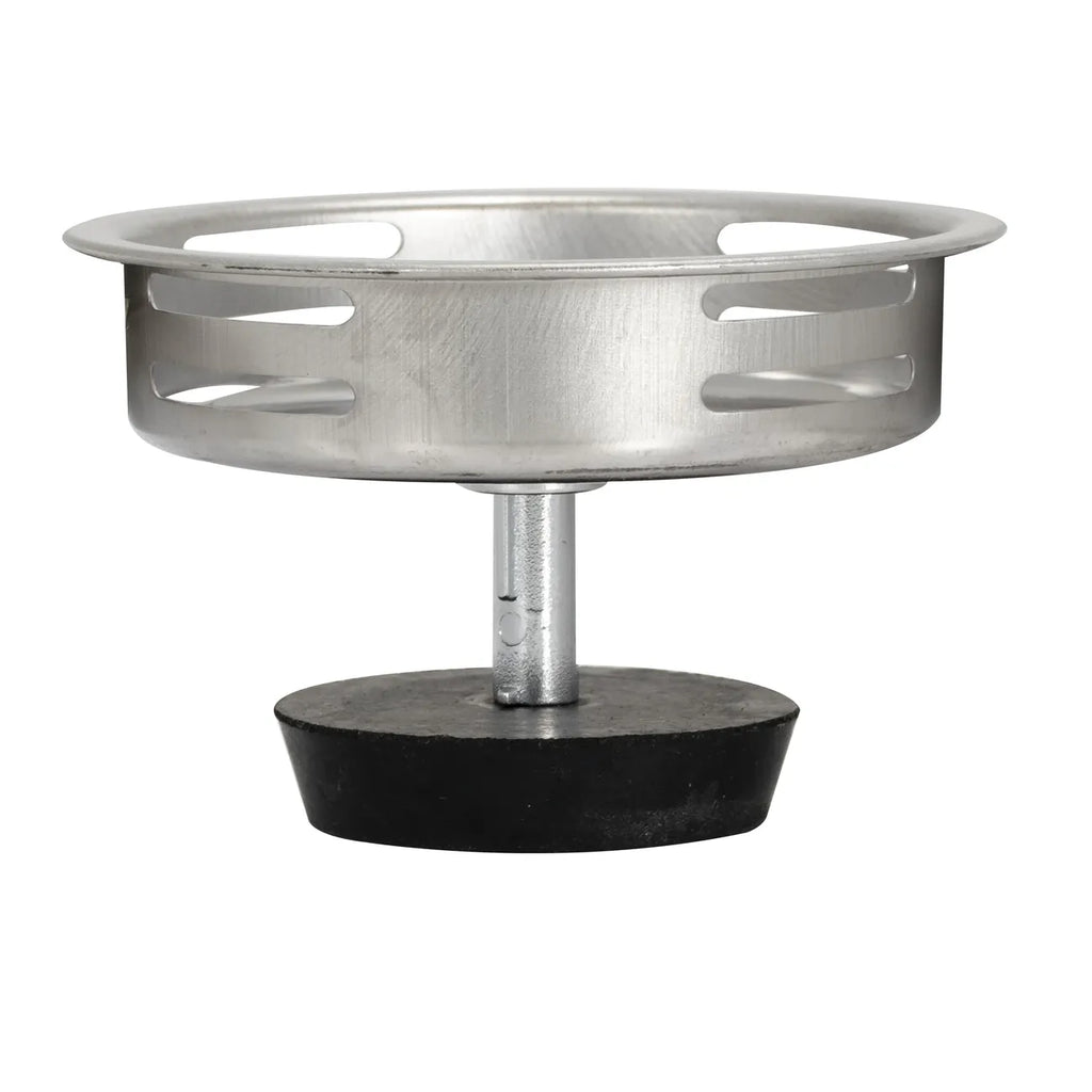 EZ-Flo Sink Strainer Replacement Basket Rubber Flat Bottom 3-1/2" 30051