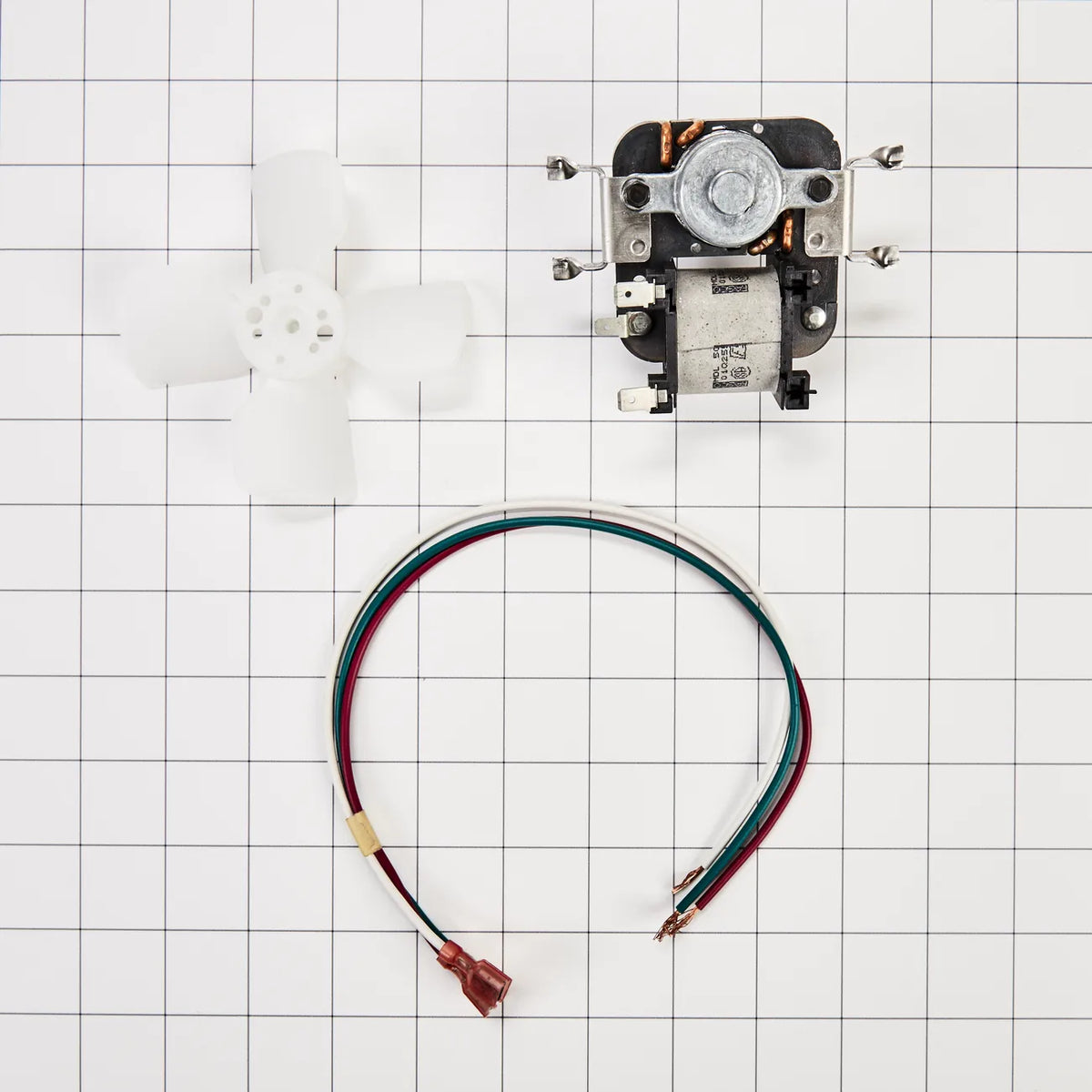Whirlpool Refrigerator Evaporator Fan Motor Kit with Blade 482469