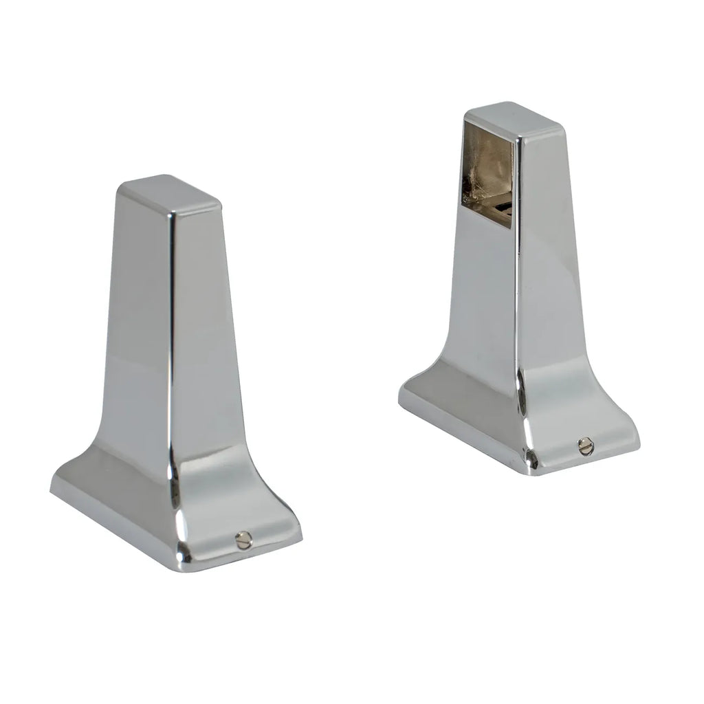 EZ-Flo Chrome Concealed Screw Towel Bar Brackets 3/4" 1 Pair 15155