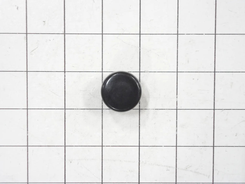 Frigidaire Refrigerator Hinge Bearing Hole Plug Button, Black 240381303