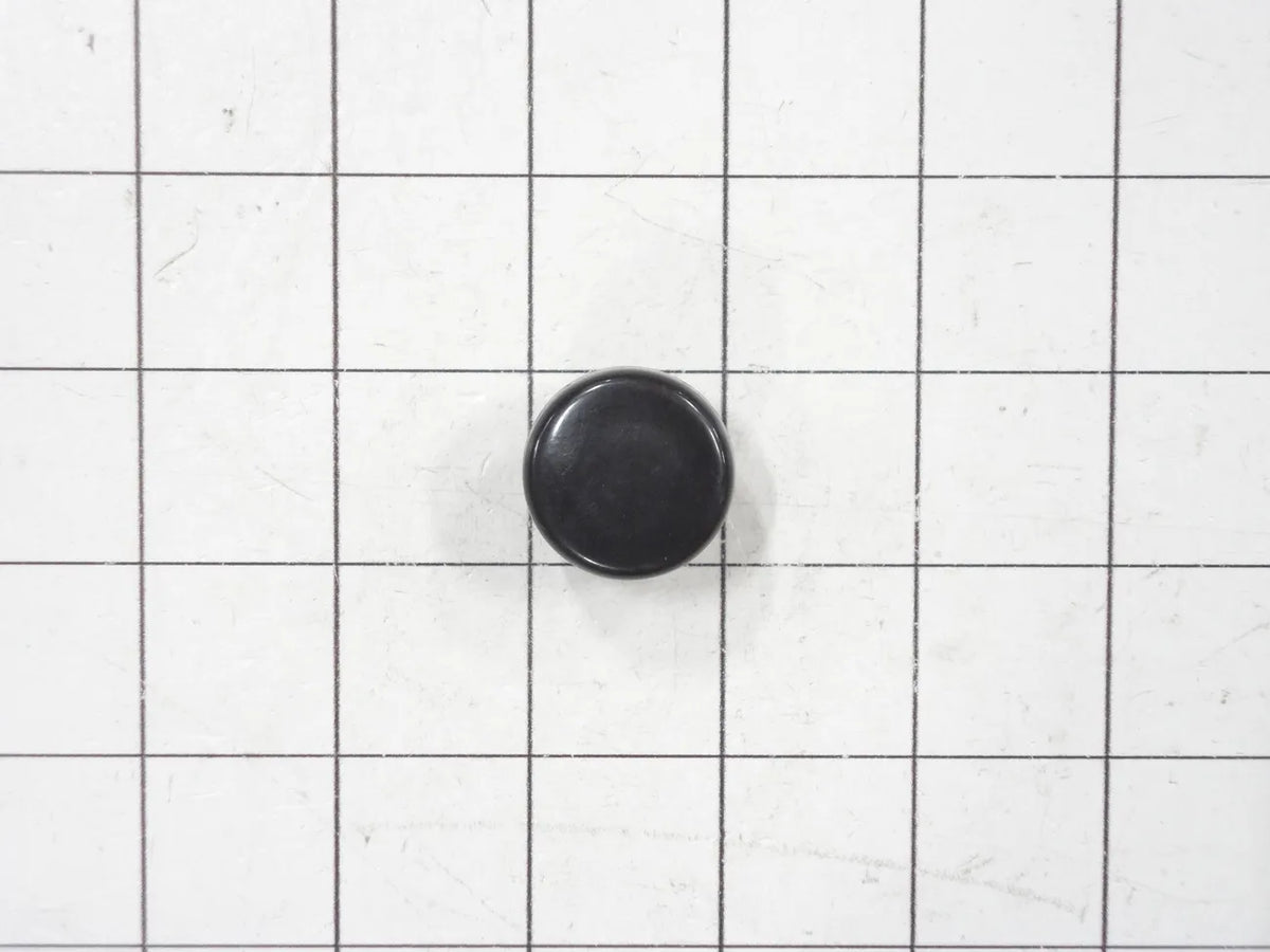 Frigidaire Refrigerator Hinge Bearing Hole Plug Button, Black 240381303