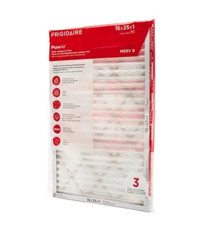 Frigidaire PureAir 16x25x1 MERV 8 Allergen Air Filter HVAC16258
