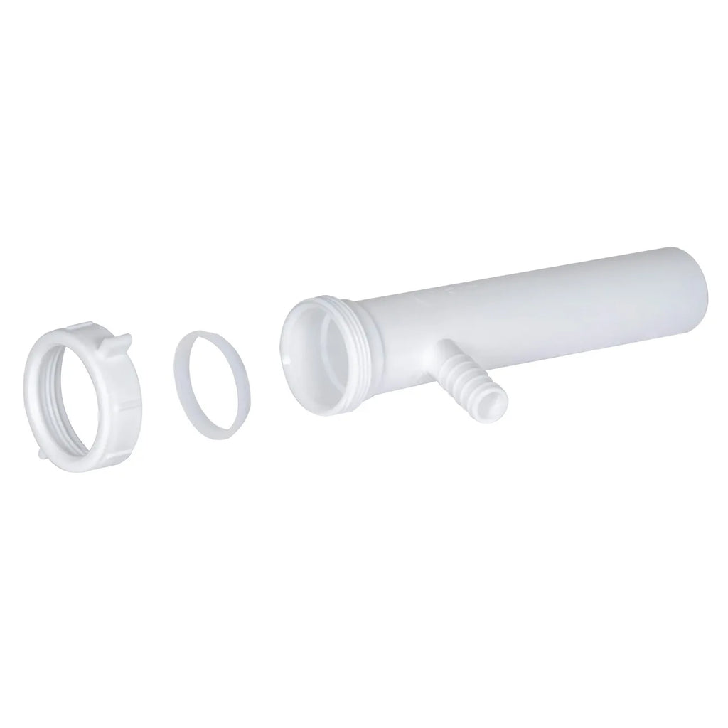 EZ-Flo Dishwasher Tailpiece 5/8" OD Barb Slip-Joint 1-1/2" x 8" 35311