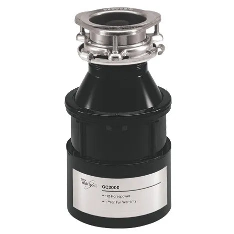 Whirlpool WG1202 1/2 HP Continuous Feed Garbage Disposer 84211601