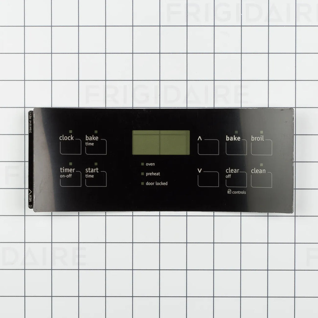 Frigidaire Range Clock Control Overlay, Black 316419141