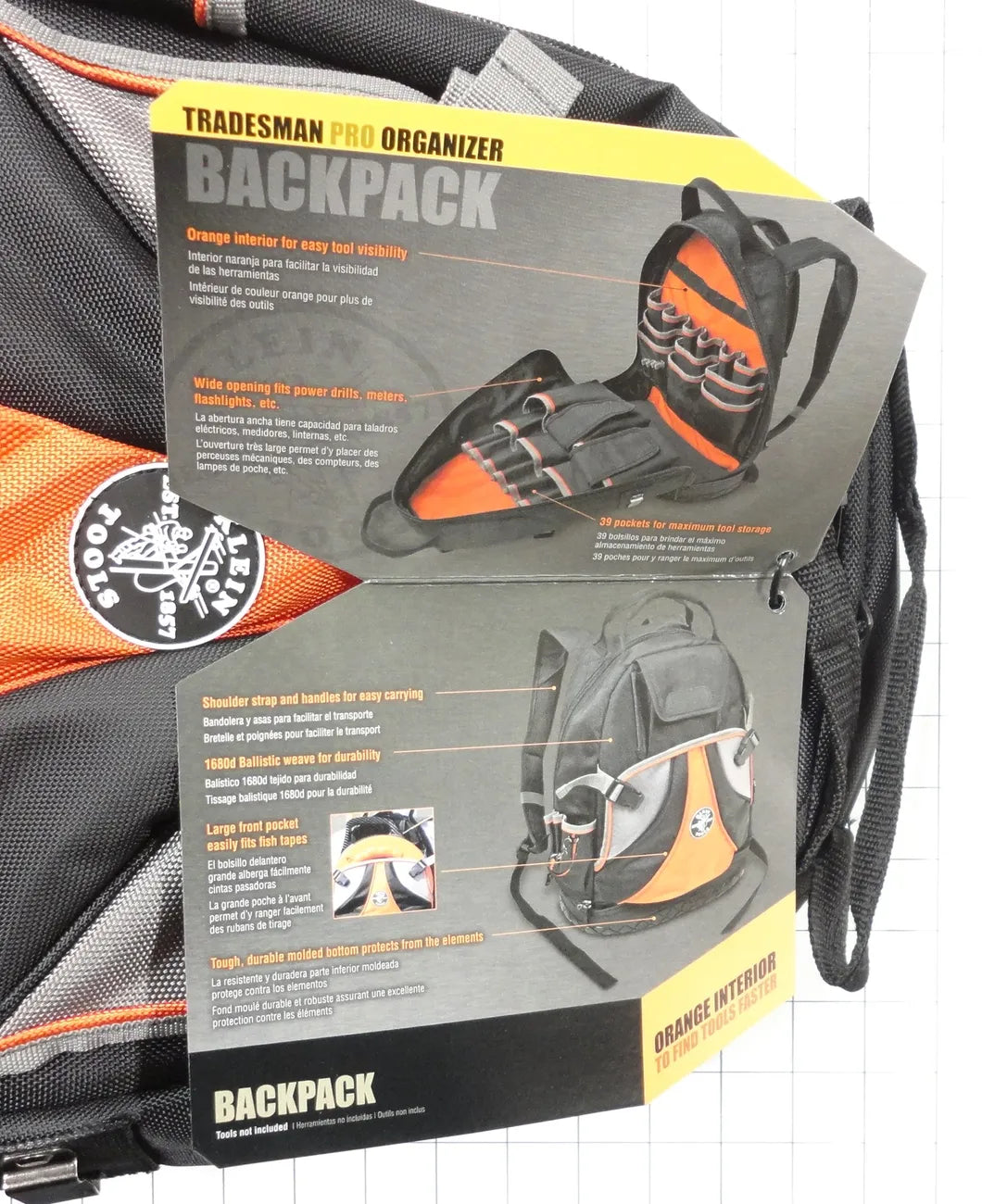Klein Tools Tradesman Pro Organizer Backpack 55421BP-14