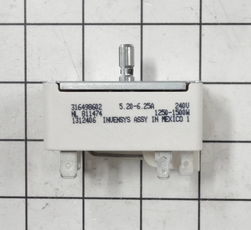 Frigidaire Range Surface Element Infinite Switch 316498602