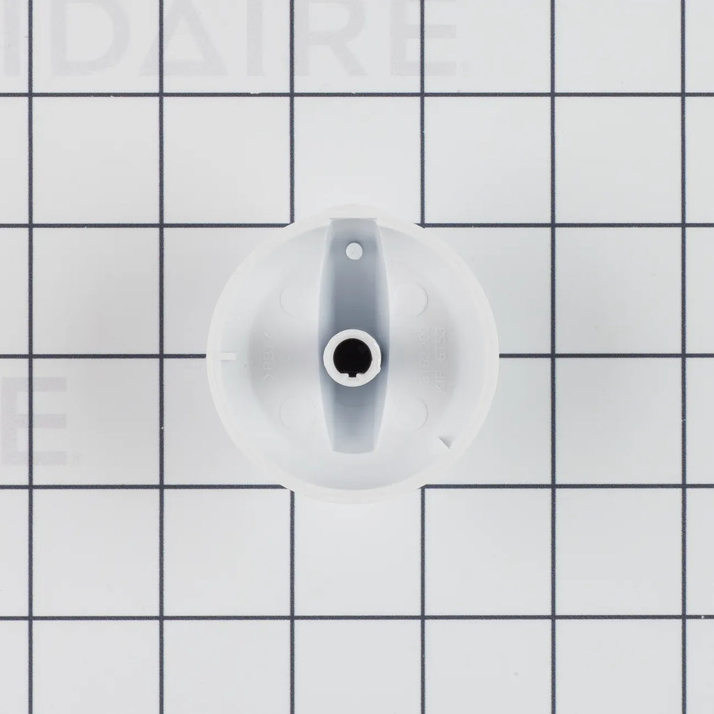 Frigidaire Range Top Valve Control Knob, White 316220008