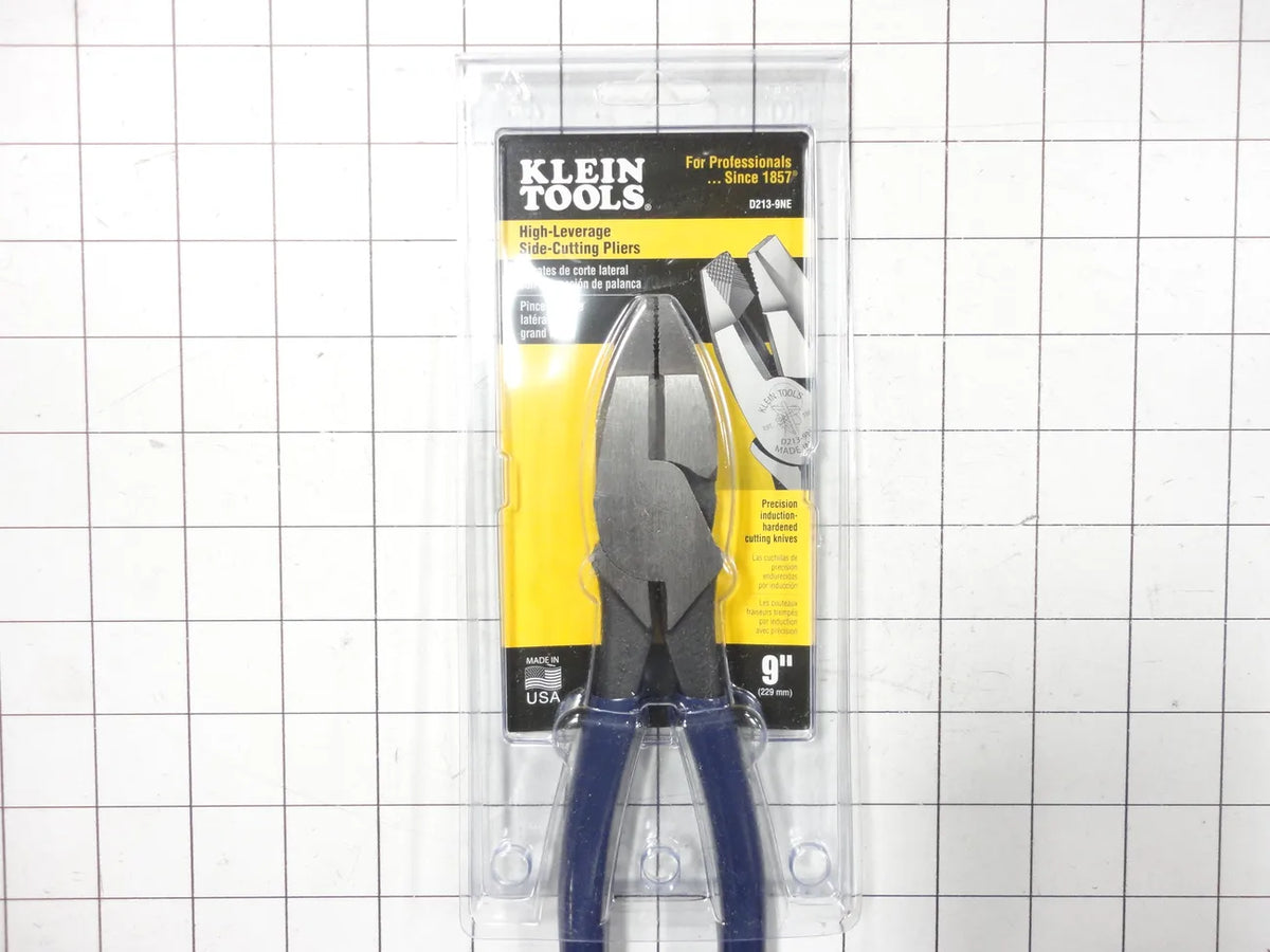 Klein Tools 9 In High Leverage Side Cutting Pliers D213-9NE