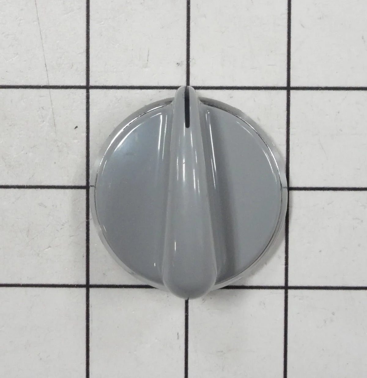 GE Washer/Dryer Control Knob and Clip Gray WH01X10462