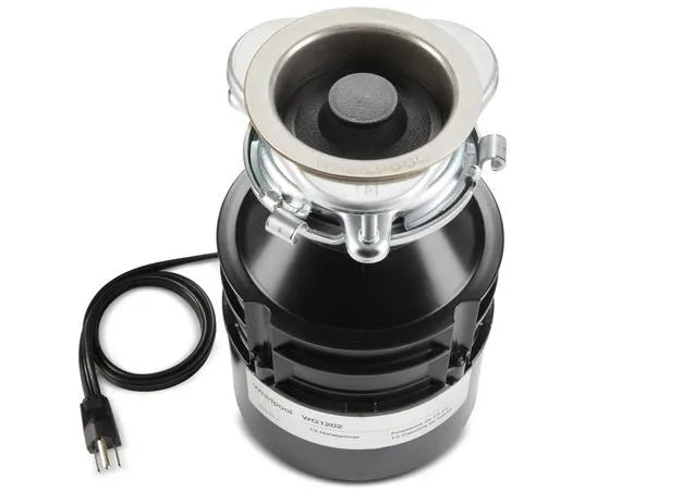 Whirlpool WG1202 1/2 HP Garbage Disposer With Power Cord 84211602