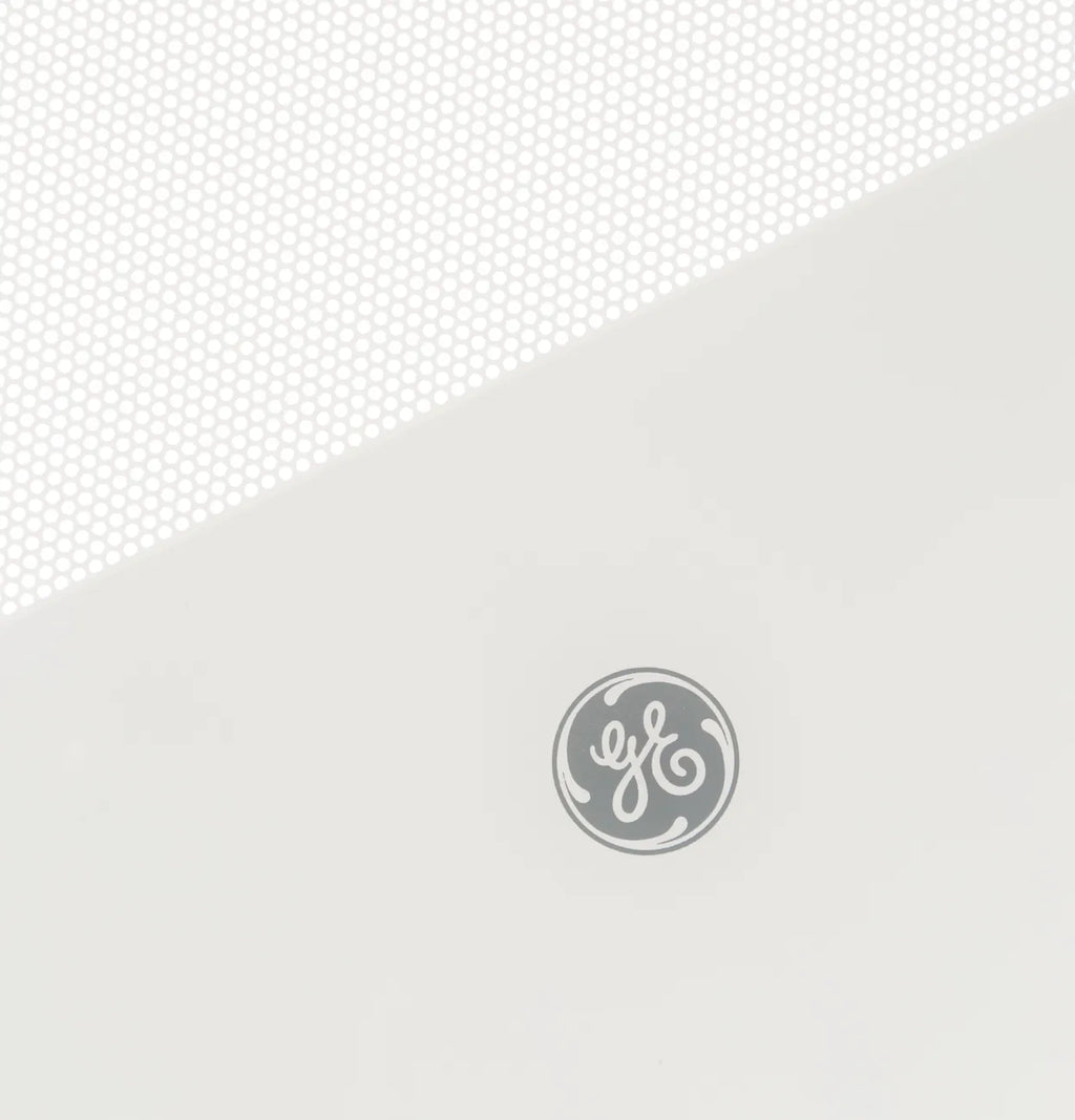 GE Oven Outer Door Glass, White WB56T10356