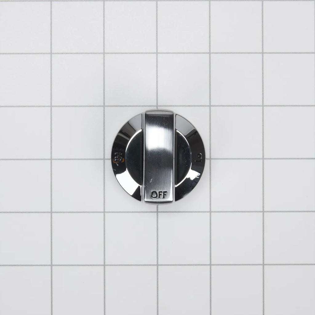 Whirlpool Range Control Knob, Stainless Steel WPW10301588