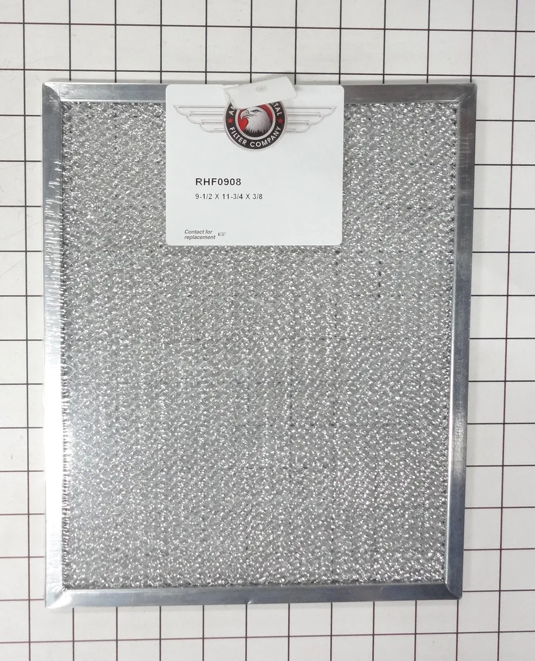 American Metal Filters Aluminum Range Hood Grease Filter 9-1/2 x 11-3/4 x 3/8 RHF0908