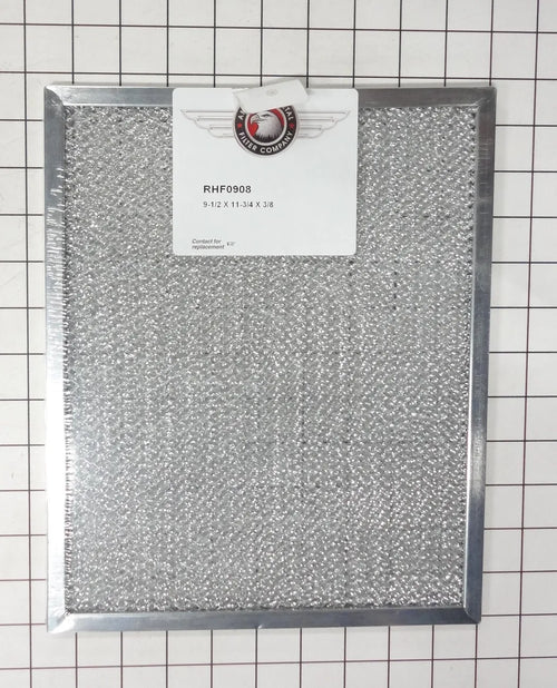 American Metal Filters Aluminum Range Hood Grease Filter 9-1/2 x 11-3/4 x 3/8 RHF0908