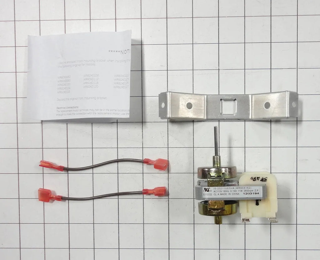 GE Refrigerator Evaporator Fan Motor WR60X162