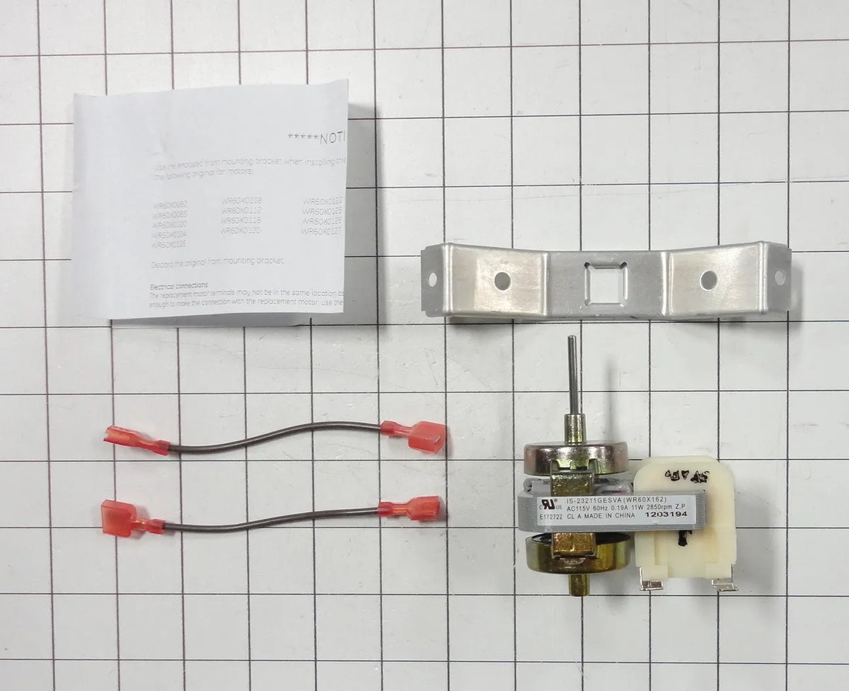 GE Refrigerator Evaporator Fan Motor WR60X162