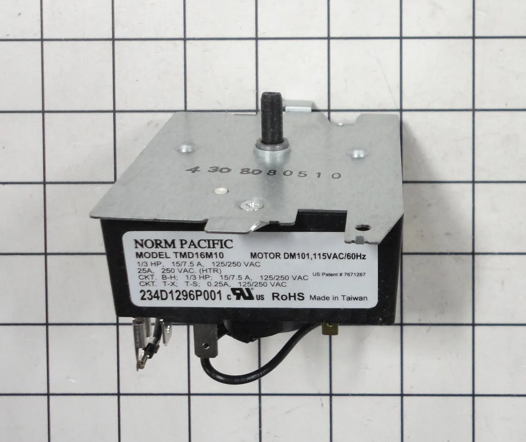 GE Dryer Timer With Plastic Shaft WE4M527