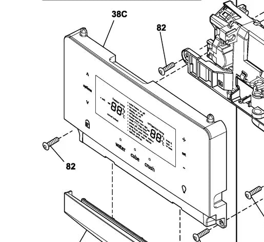 Frigidaire Refrigerator Dispenser Control 5304512332