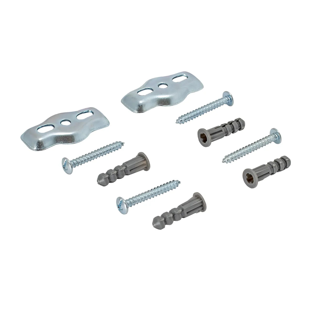 EZ-Flo Chrome Concealed Screw Towel Bar Brackets 3/4" 1 Pair 15155