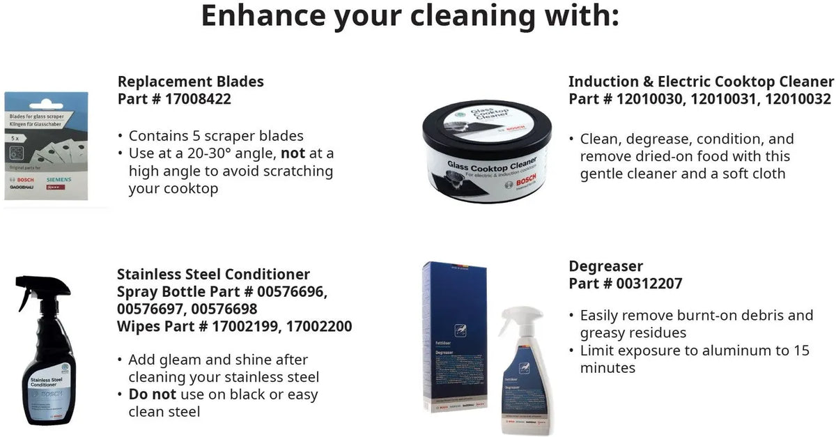 Bosch Glass Cooktop Scraper 17000334