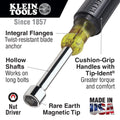 Klein Tools 3/8" Magnetic Hollow Shaft Nut Driver, 6" Shank 646-3/8M