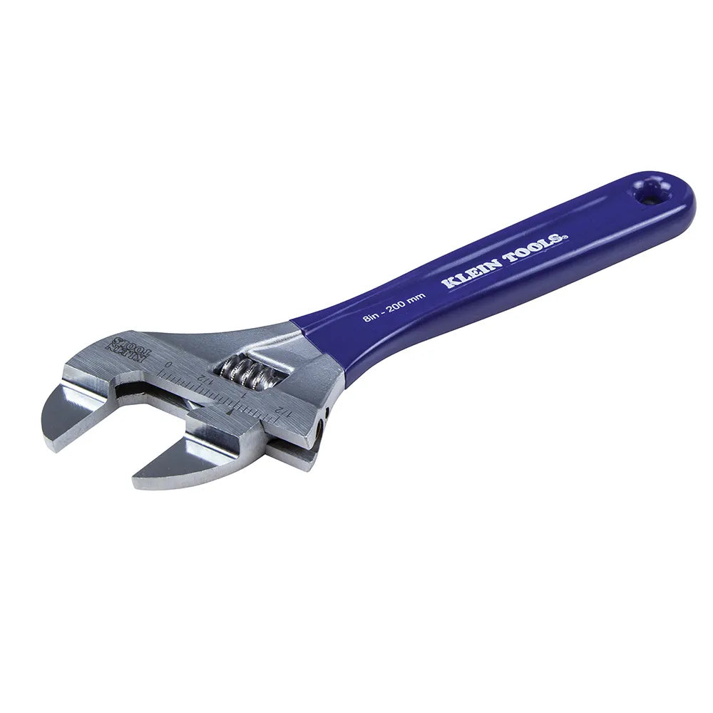 Klein Tools Slim-Jaw Adjustable Wrench, 8 In D86936