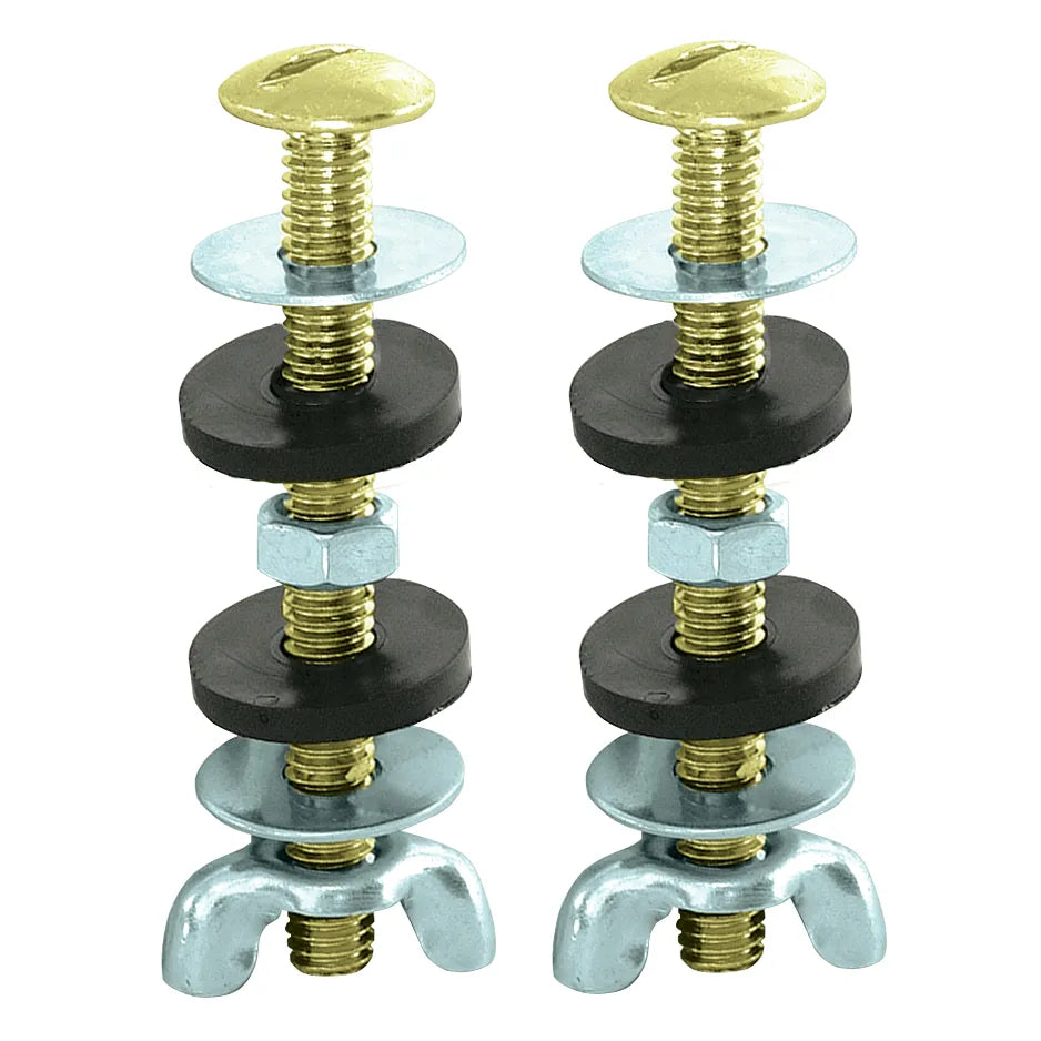 EZ-Flo Tank-to-Bowl Bolts Solid Brass 5/16" x 3" 1 Pair 40041