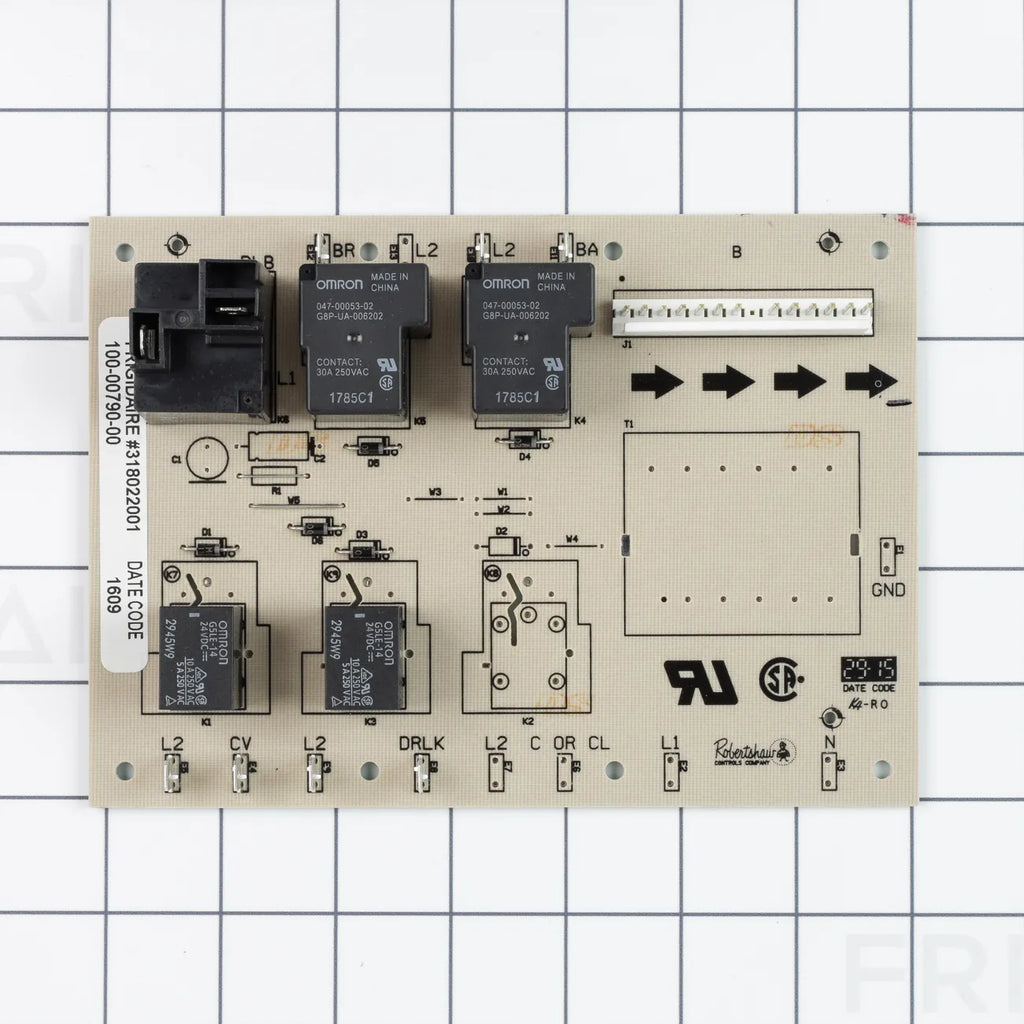 Frigidaire Range Relay Board 318022001