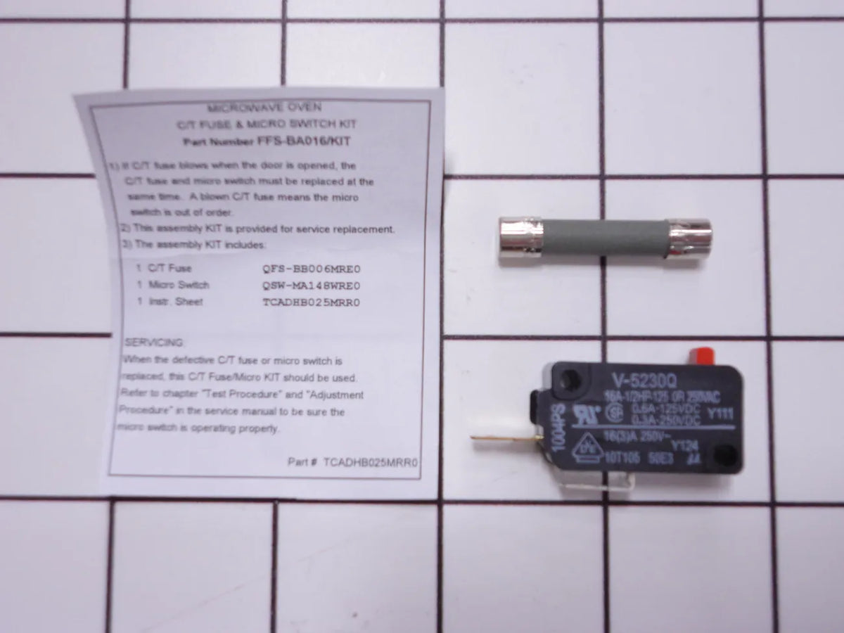 Frigidaire Microwave Line Fuse and Monitor Switch Kit 5303319559