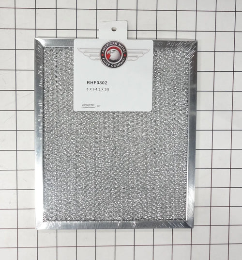 American Metal Filters Aluminum Range Hood Grease Filter 8 x 9-1/2 x 3/8 RHF0802