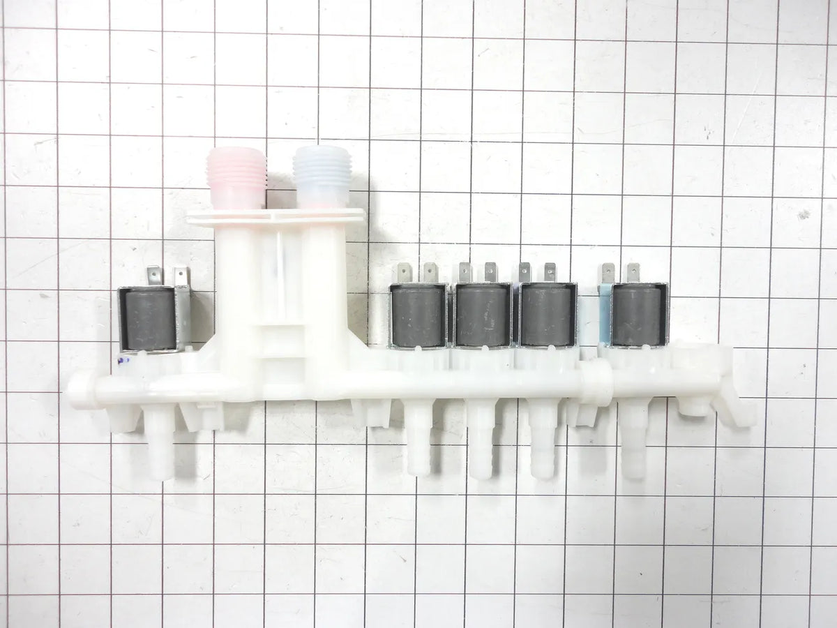 GE Washer Water Valve, 5 Solenoid WH13X10058