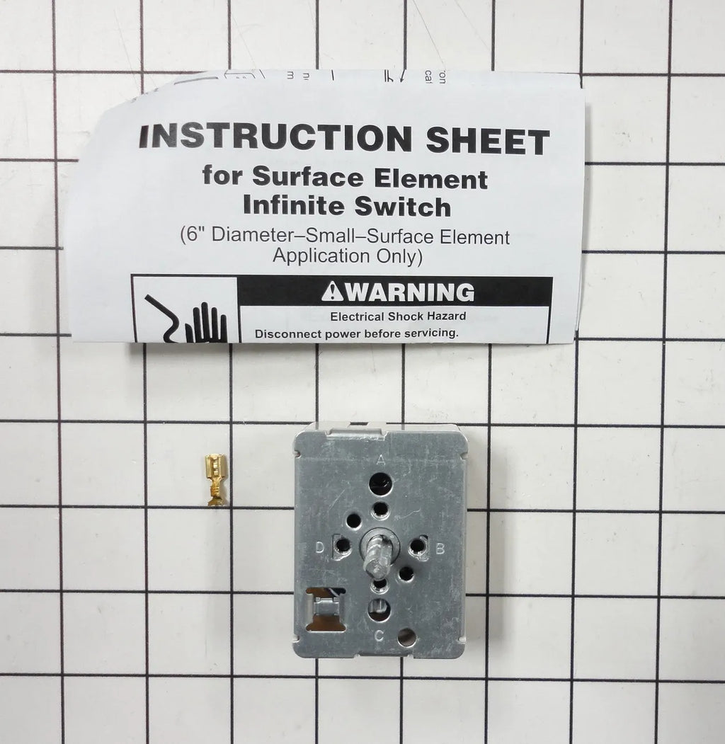 Whirlpool Range 6 Inch Infinite Switch WP3149404
