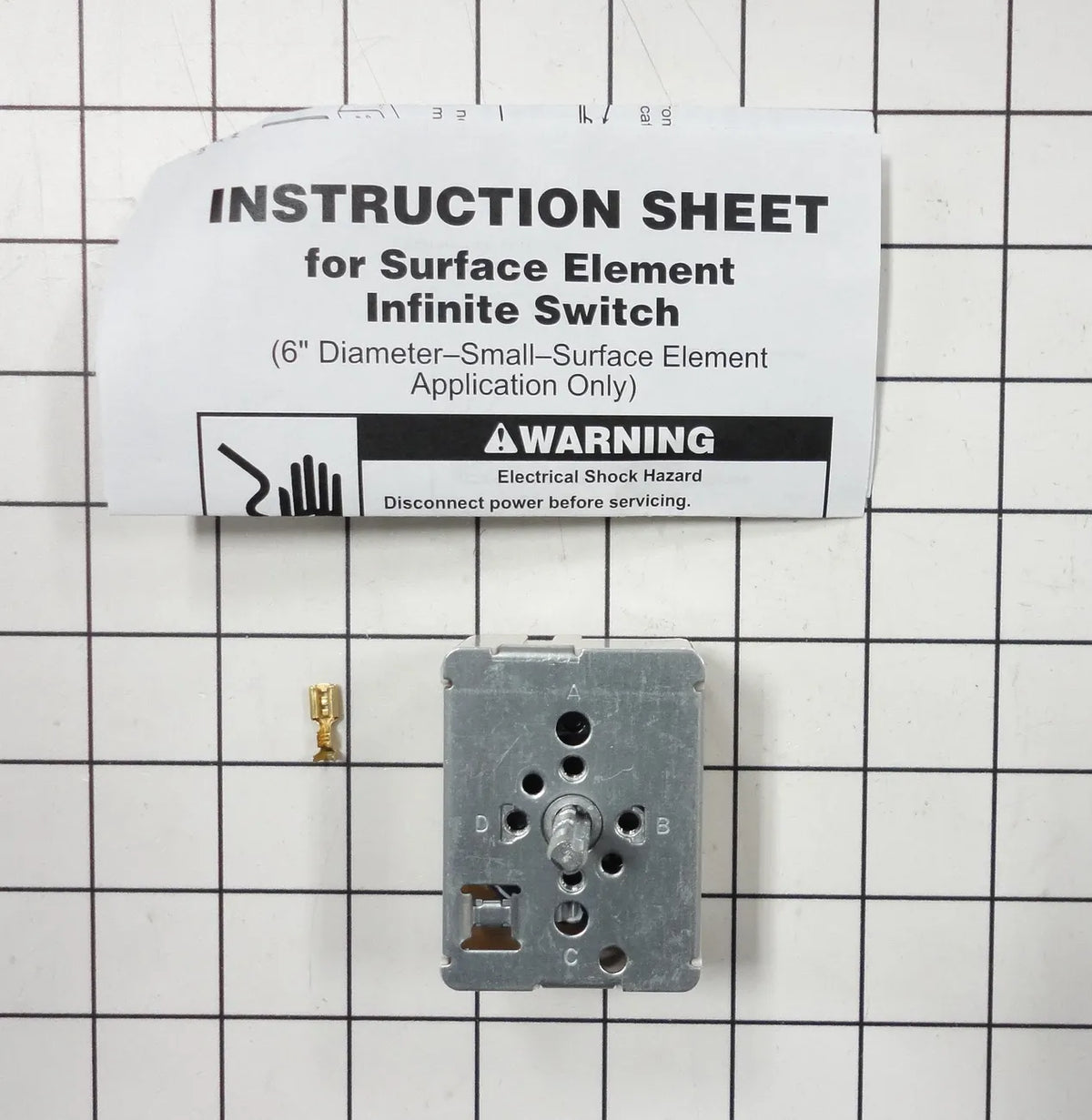 Whirlpool Range 6 Inch Infinite Switch WP3149404