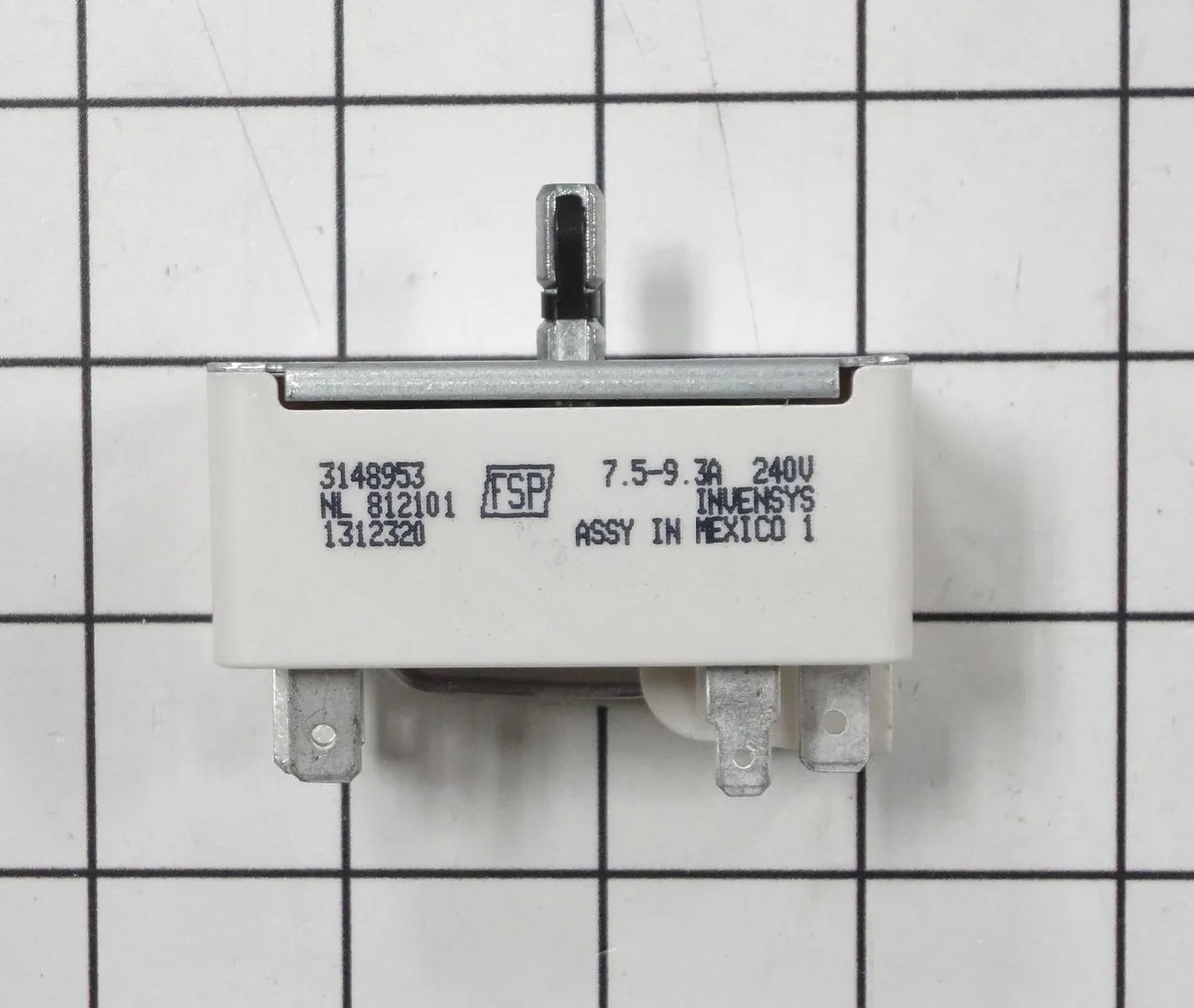 Whirlpool Range 8 Inch Surface Element Infinite Switch WP3148953