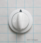 GE Dryer Timer Knob Assembly White WE1M654