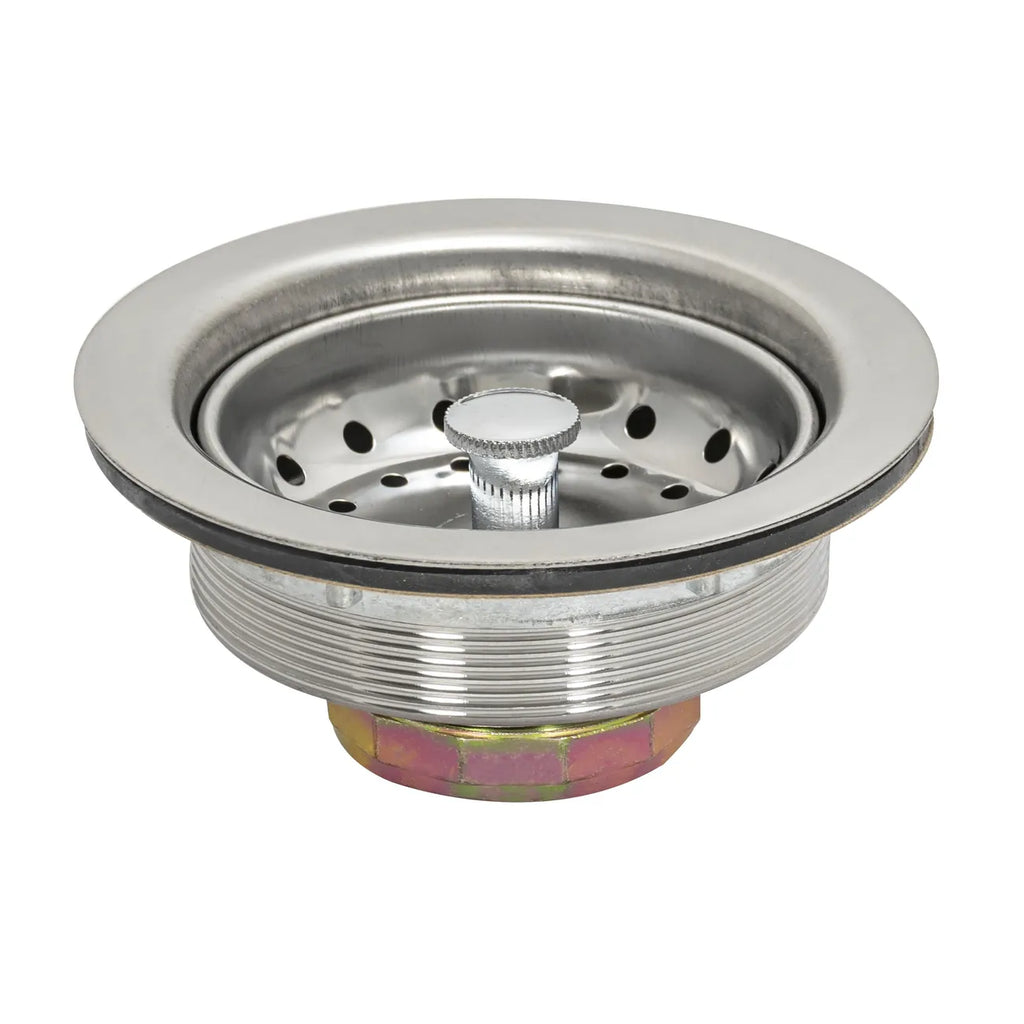 EZ-Flo Stainless Steel Kitchen Sink Basket Strainer 4-1/2" Flange 30001