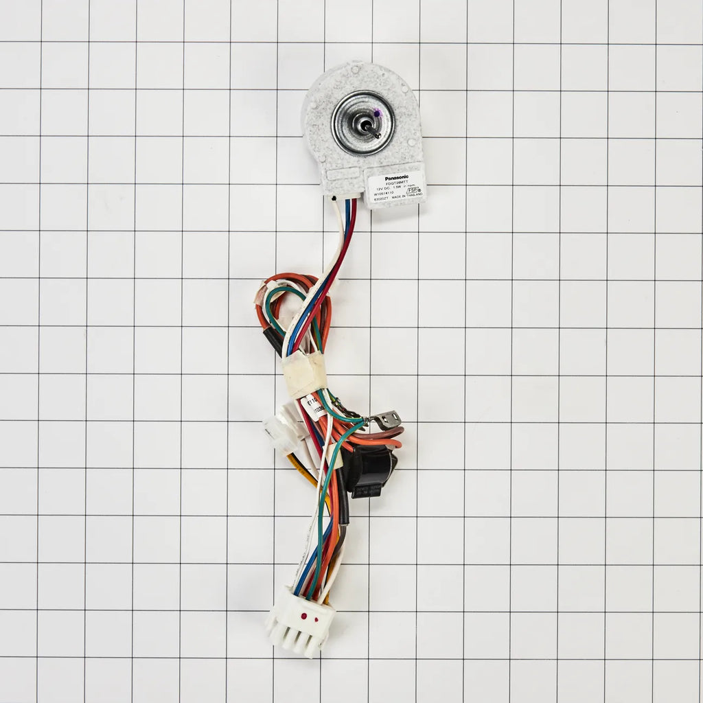 Whirlpool Refrigerator Evaporator Fan Motor With Harness WPW10514110