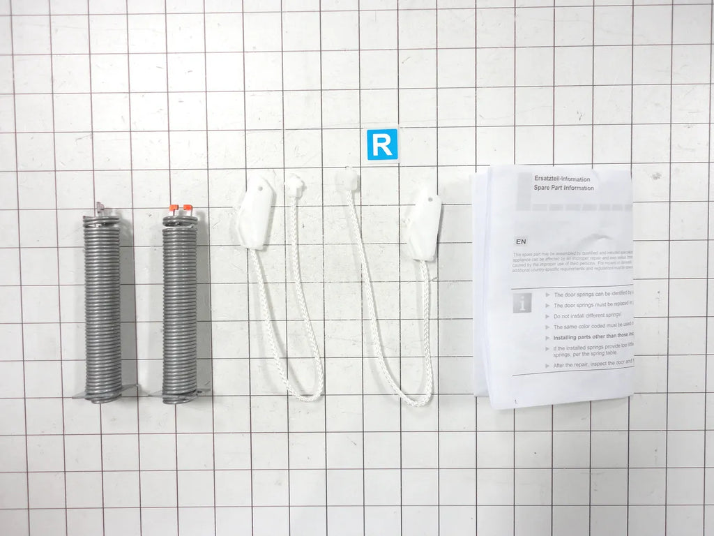 Bosch Dishwasher Door Spring Repair Kit 00754866
