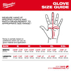 Milwaukee Cut Level 1 Nitrile Dipped Work Gloves, XL 48-22-8903
