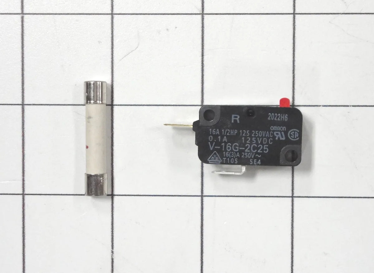 Frigidaire Microwave Motor Switch and Fuse Assembly 5304461109