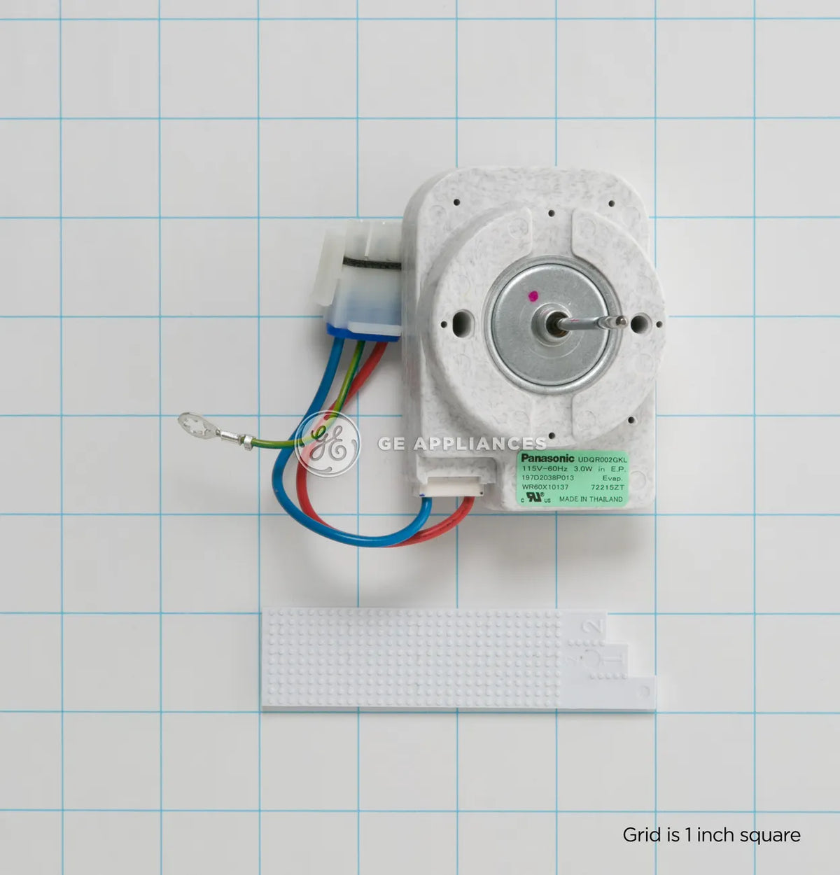 GE Refrigerator AC/DC Evaporator Fan Motor WR60X21887